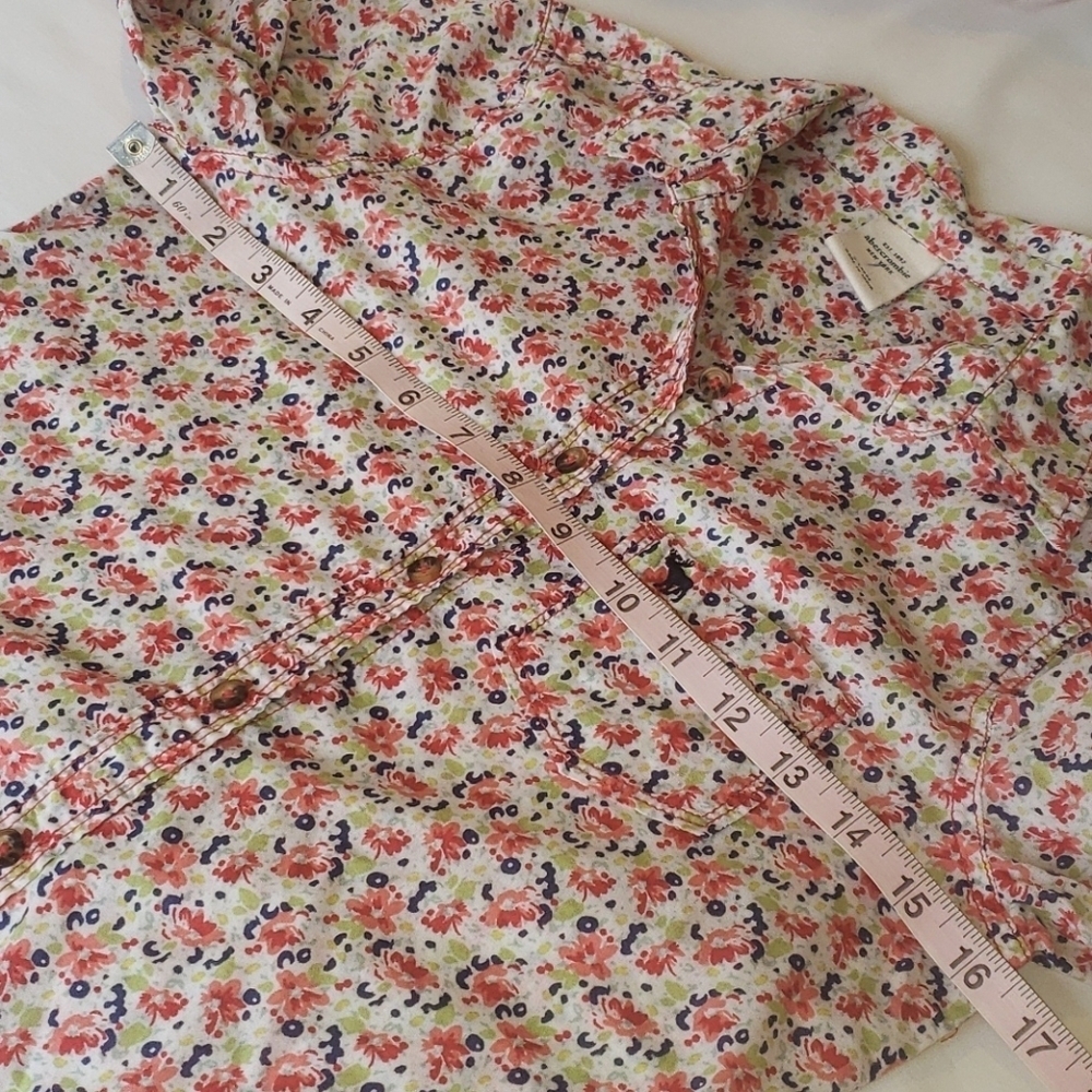 Abercrombie floral blouse #010 - Picture 5 of 9